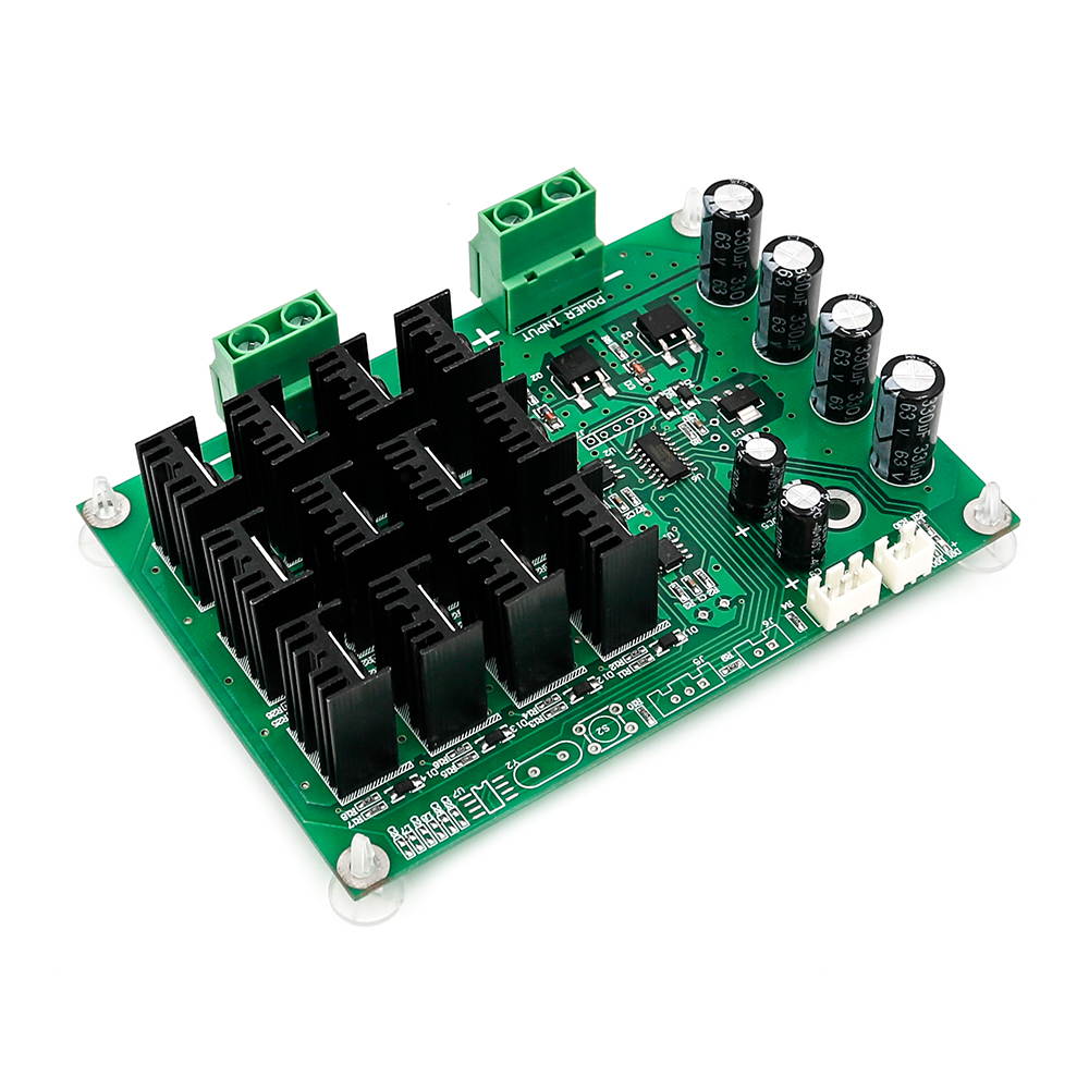 Motor Speed Control Board, DC 10-50V 60A High Power Motor Speed Controller PWM HHO RC Driver Controller Module 12V 24V 48V 3000W Extension Cord with Switch