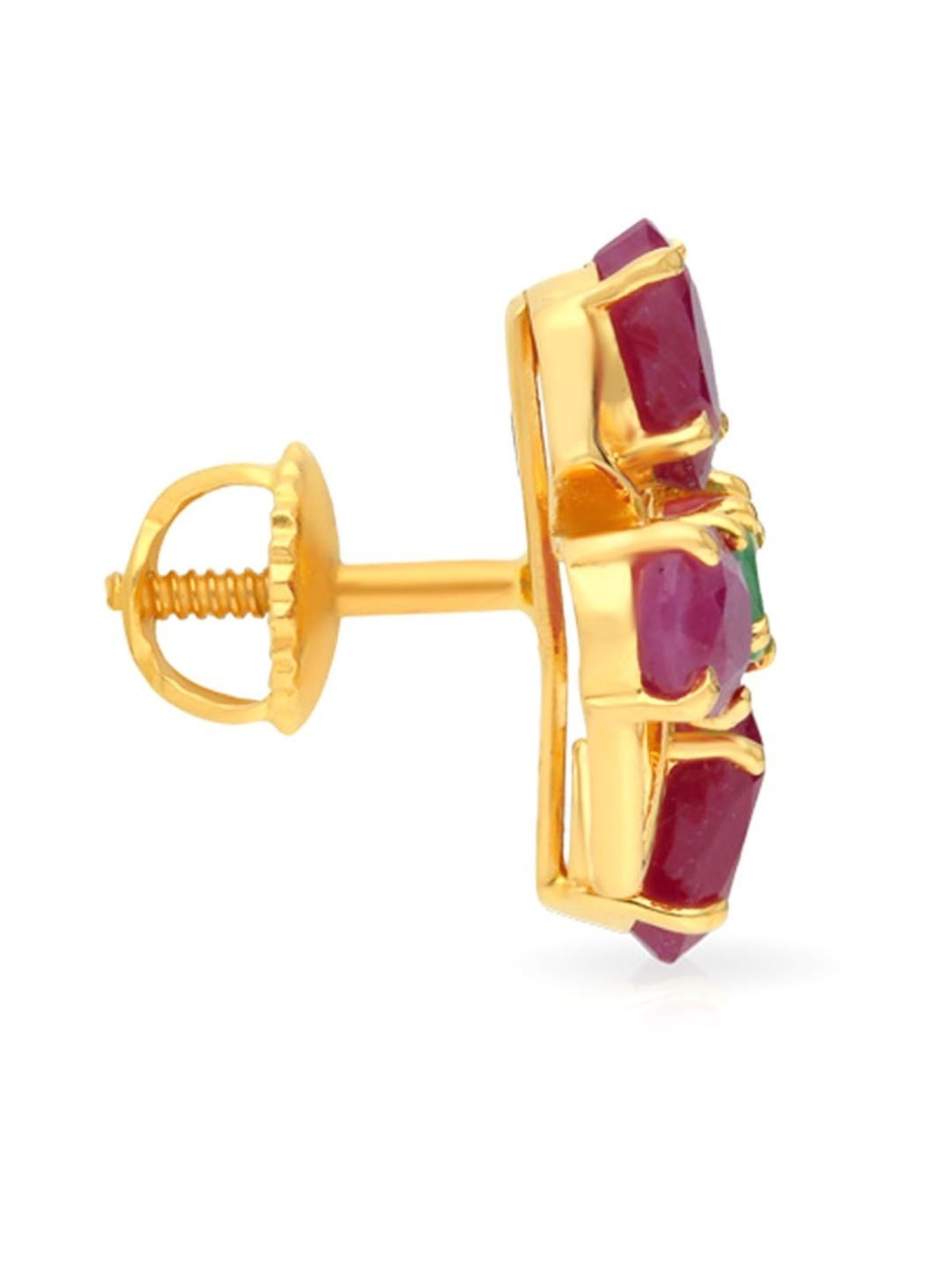 Malabar Gold and Diamonds 22k Gold Earrings for Women