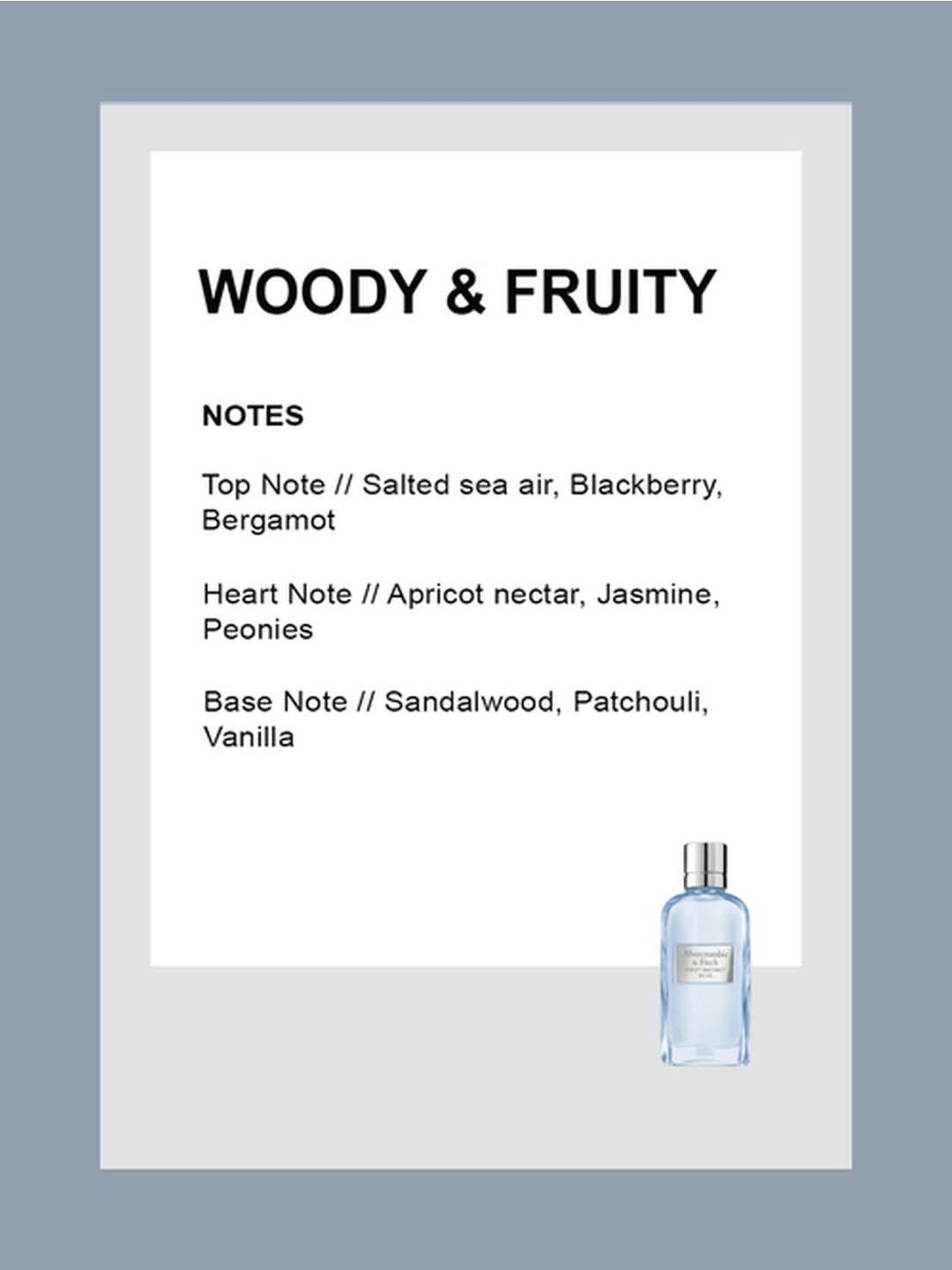 Abercrombie & Fitch First Instinct Blue Eau de Parfum for Women - 100 ml