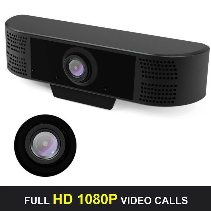 1080P HD Webcam Desktop Laptop Computer PC Camera With Microphone Clip-On Video Calls Video Conferencing USB 2.0