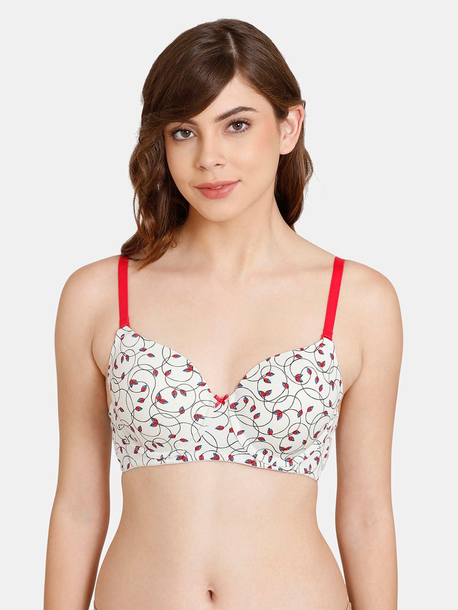 Rosaline by Zivame White Under Wired Padded T-Shirt Bra