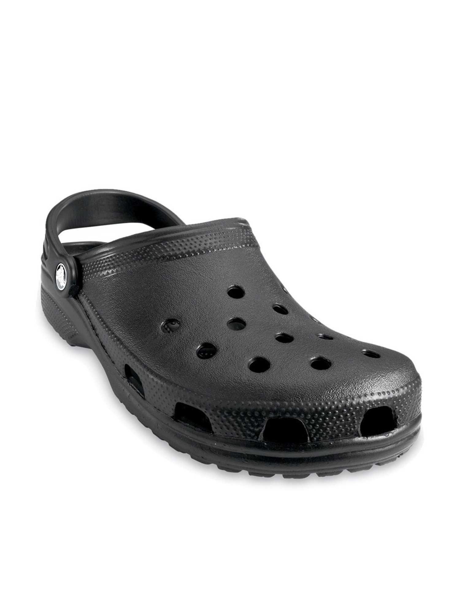 Crocs Men's Classic Black Back Strap Clogs