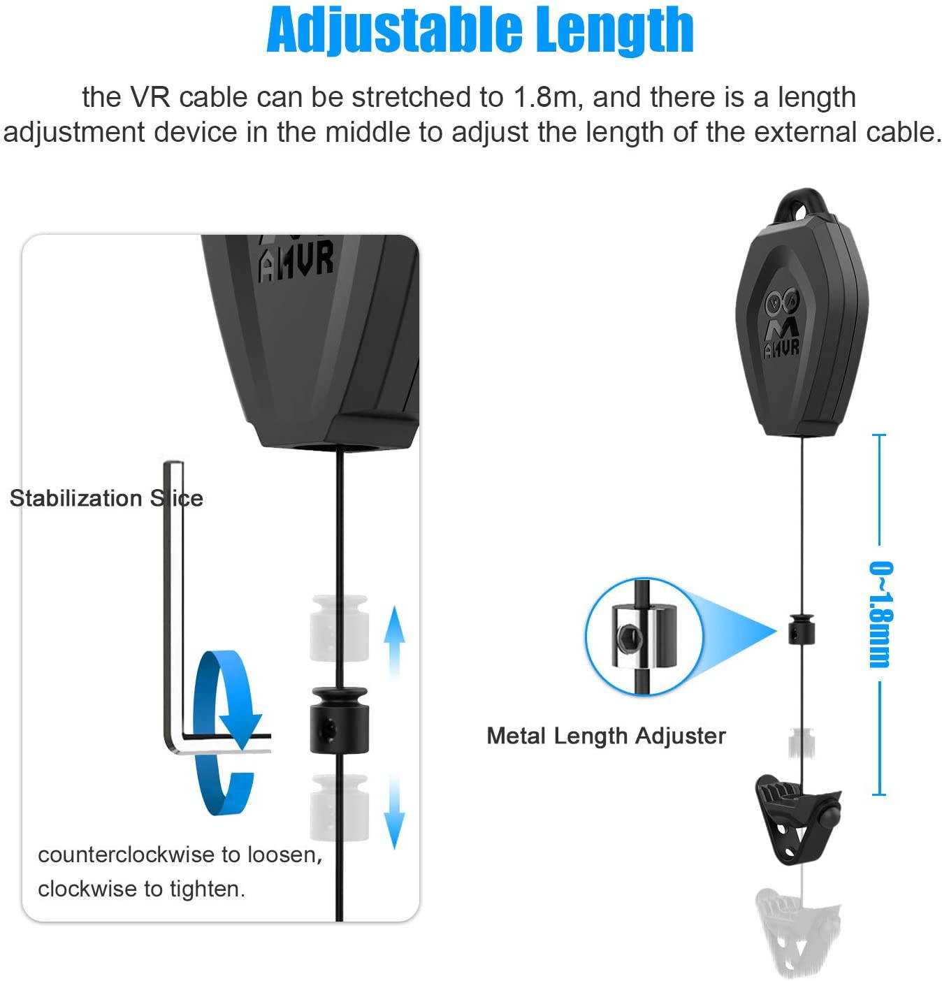 Link Cable Compatible for Oculus Quest 2, Fast Charging & PC Data Transfer USB C 3.2 Gen1 Cable for VR Headset and Gaming PC 10FT(3M)