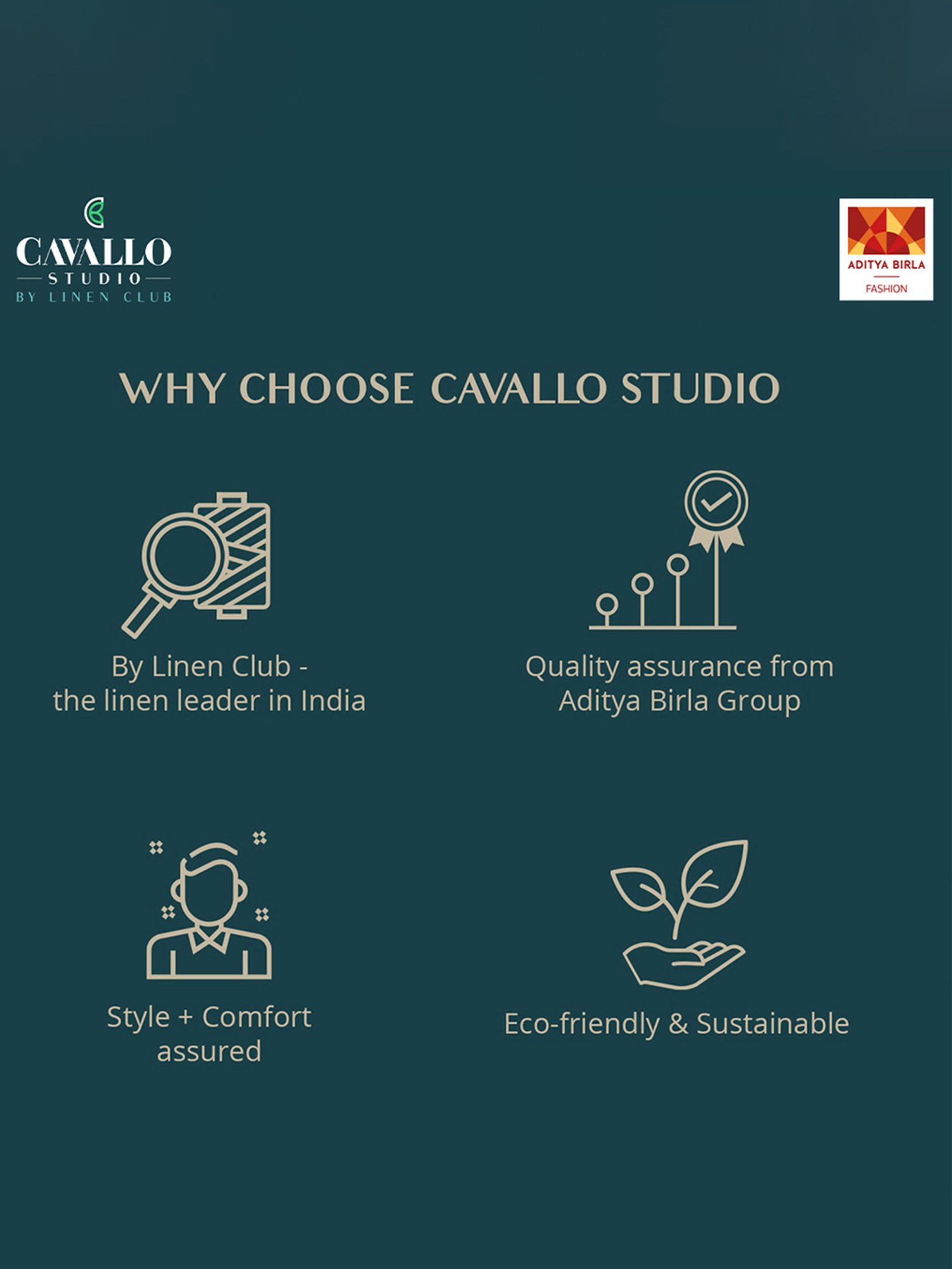 CAVALLO by Linen Club Grey Contemporary Fit Shirt