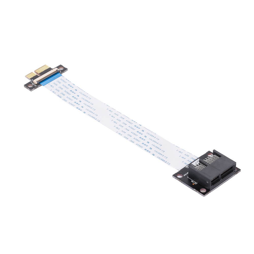 PCI-E 1X to 1X Extension Cable 36Pin Adapter Extender Flexible FPC Cable Horizonal Installation Connector