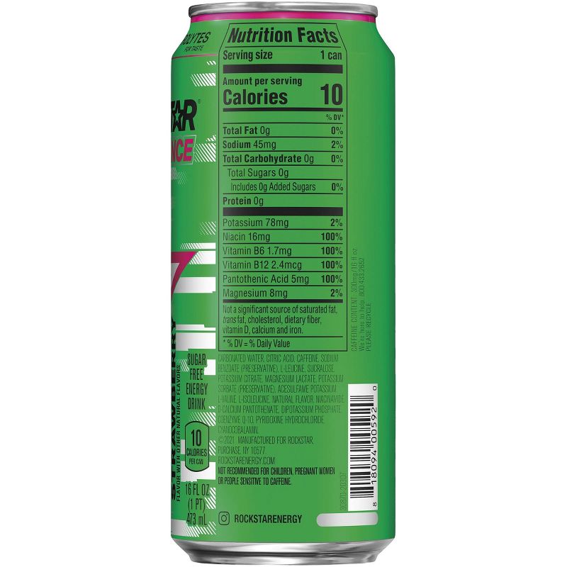 Rockstar Xdurance Kiwi Strawberry Energy Drink - 16 fl oz can