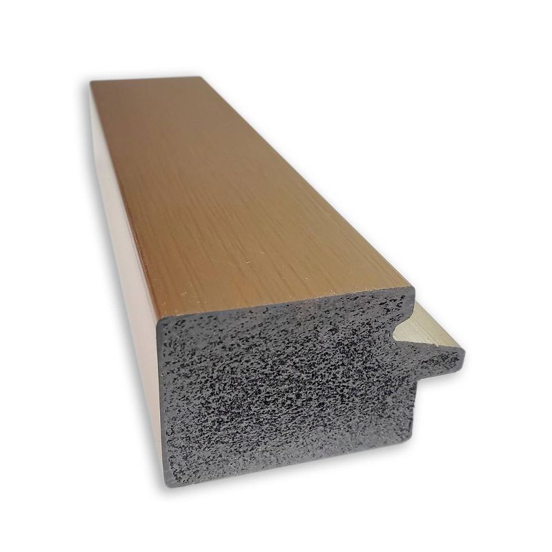 27" x 63" Eva Ambre Framed Full Length Floor/Leaner Mirror Gold - Amanti Art