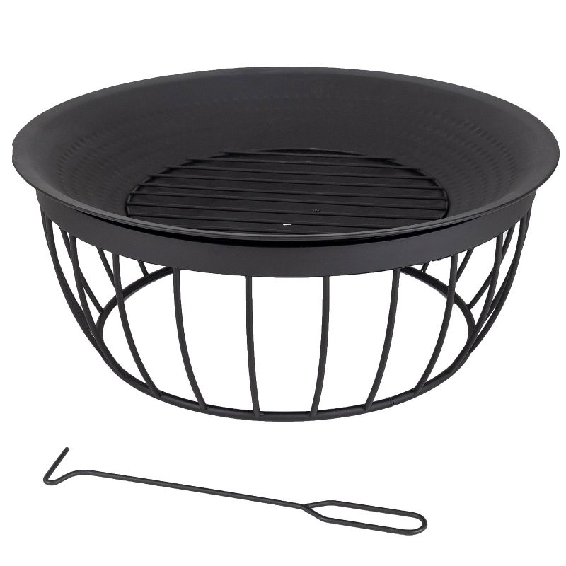 Mason 30" Round Wood Burning Fire Pit - Pleasant Hearth