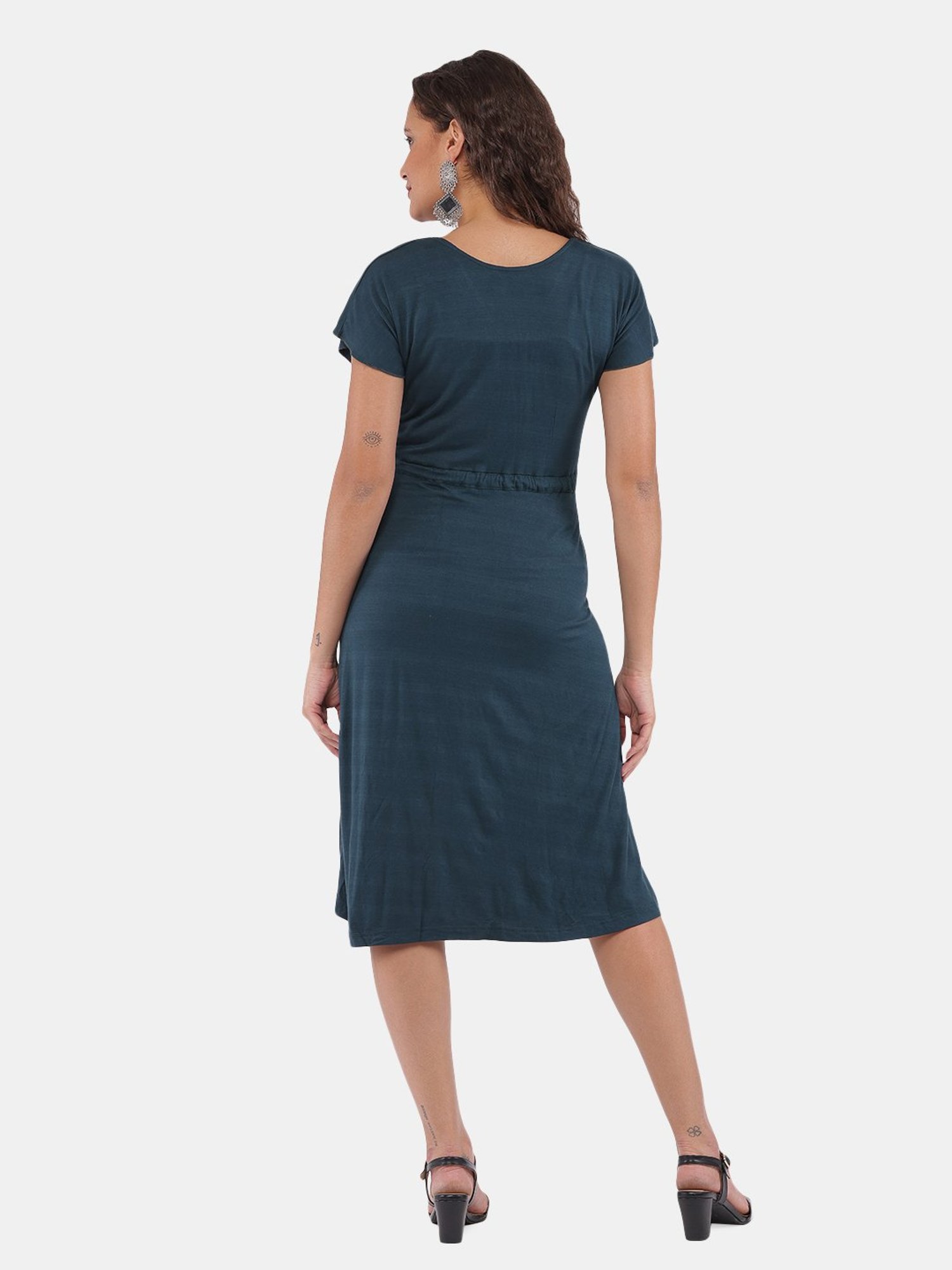 The Mom Store Teal Maternity Dress