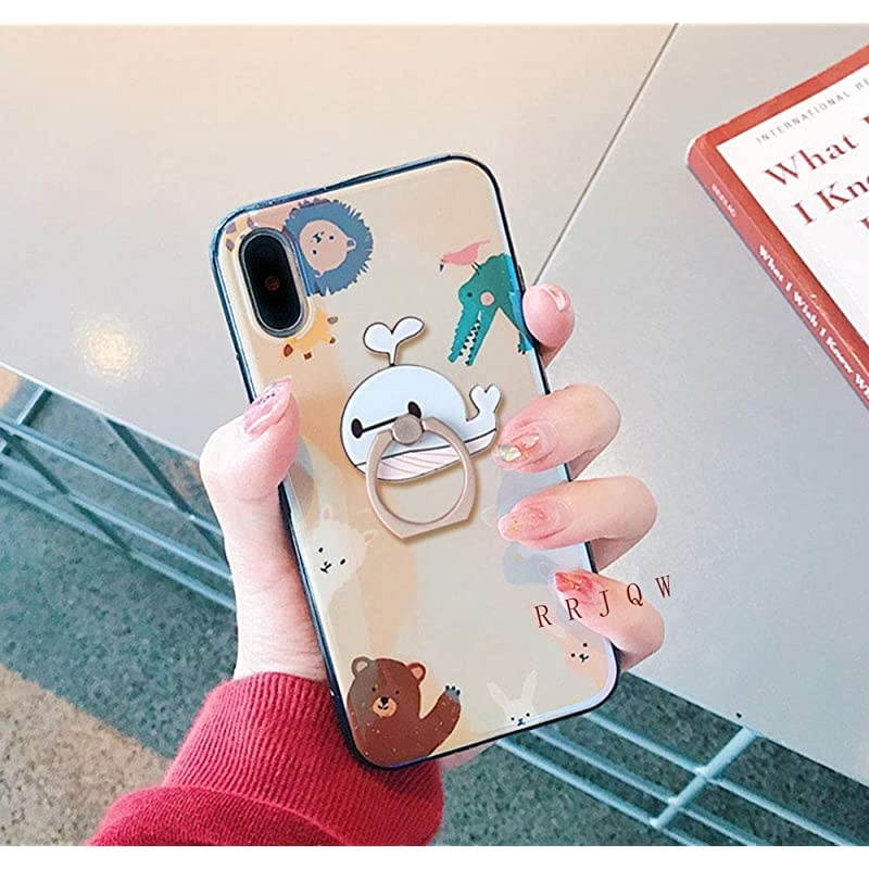 Ring Holder StandWhale Ring Stand Holder 360 Rotation Finger Ring Grip Stand Cute Grip for CellphonesSmartphones and TabletsWhaleNarwhalPenguin