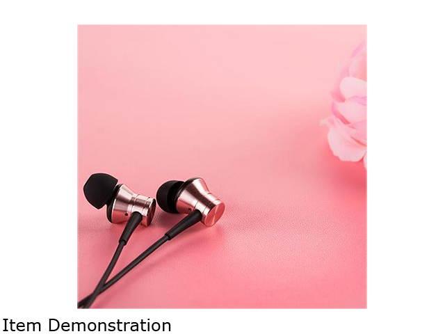 1MORE Piston Fit In-Ear Headphones (Earphones/Earbuds) with Apple iOS and Android Compatible Microphone and Remote (Rose Gold)
