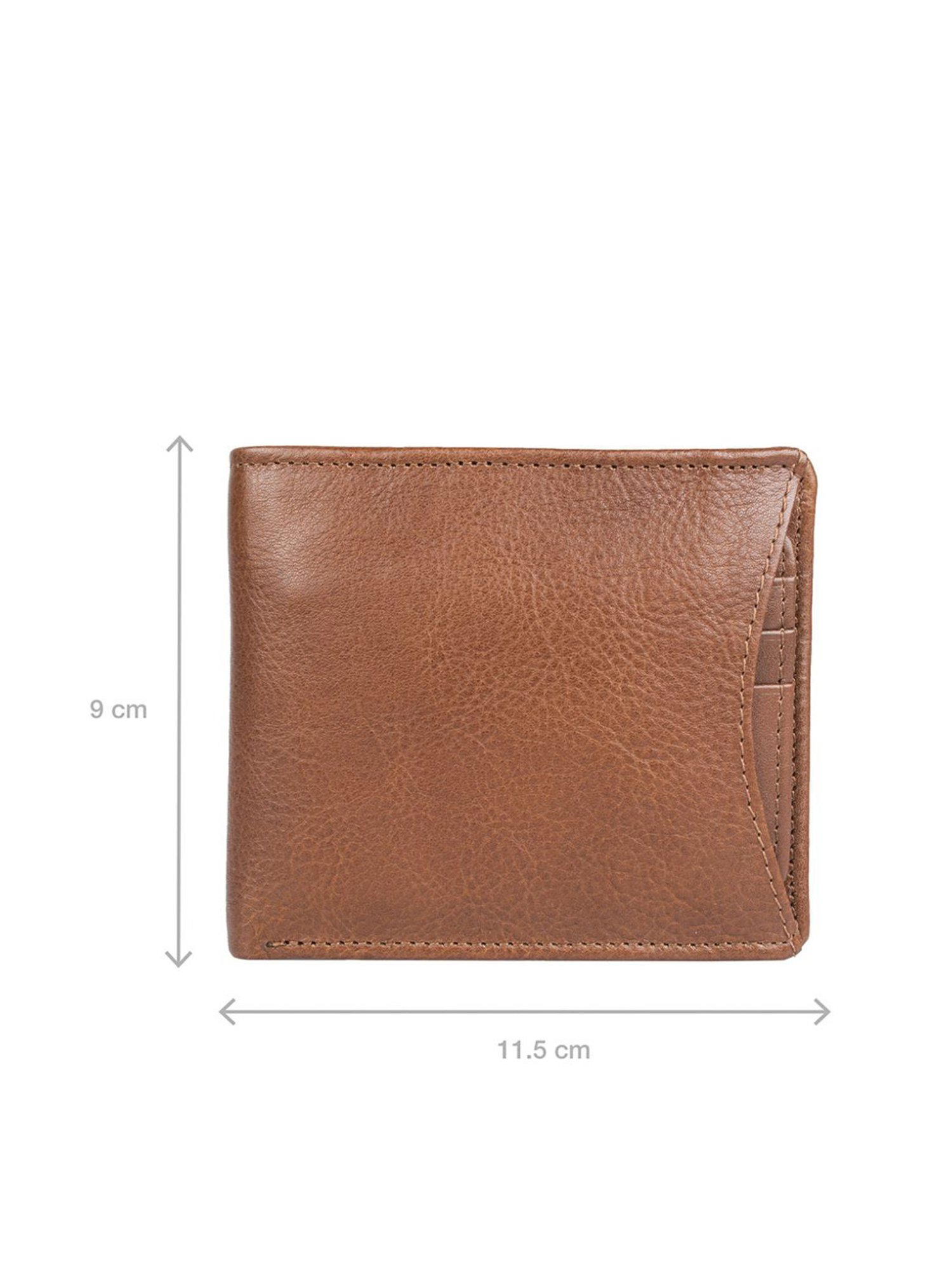 Hidesign Tan Textured Bi-Fold Wallet for Men