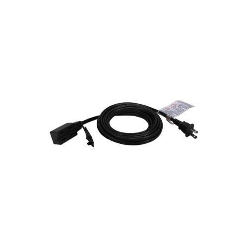 Qvs 3-Outlet 2-Prong 15Ft Power Extension Cord - 3 X Ac Power - 15 Ft Cord - 13 A Current - 125 V Ac Voltage - 1625 W