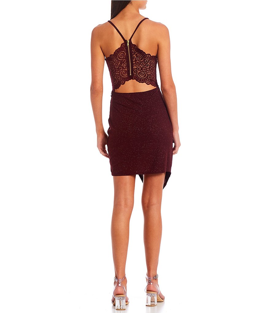 Honey and Rosie Sleeveless Bralette-Back Sheath Dress