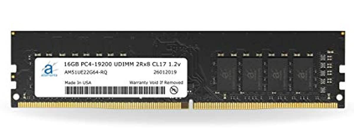 Adamanta 16GB (1x16GB) Desktop Memory Upgrade DDR4 2400Mhz PC4-19200 Unbuffered Non-ECC UDIMM 2Rx8 CL17 1.2v DRAM RAM