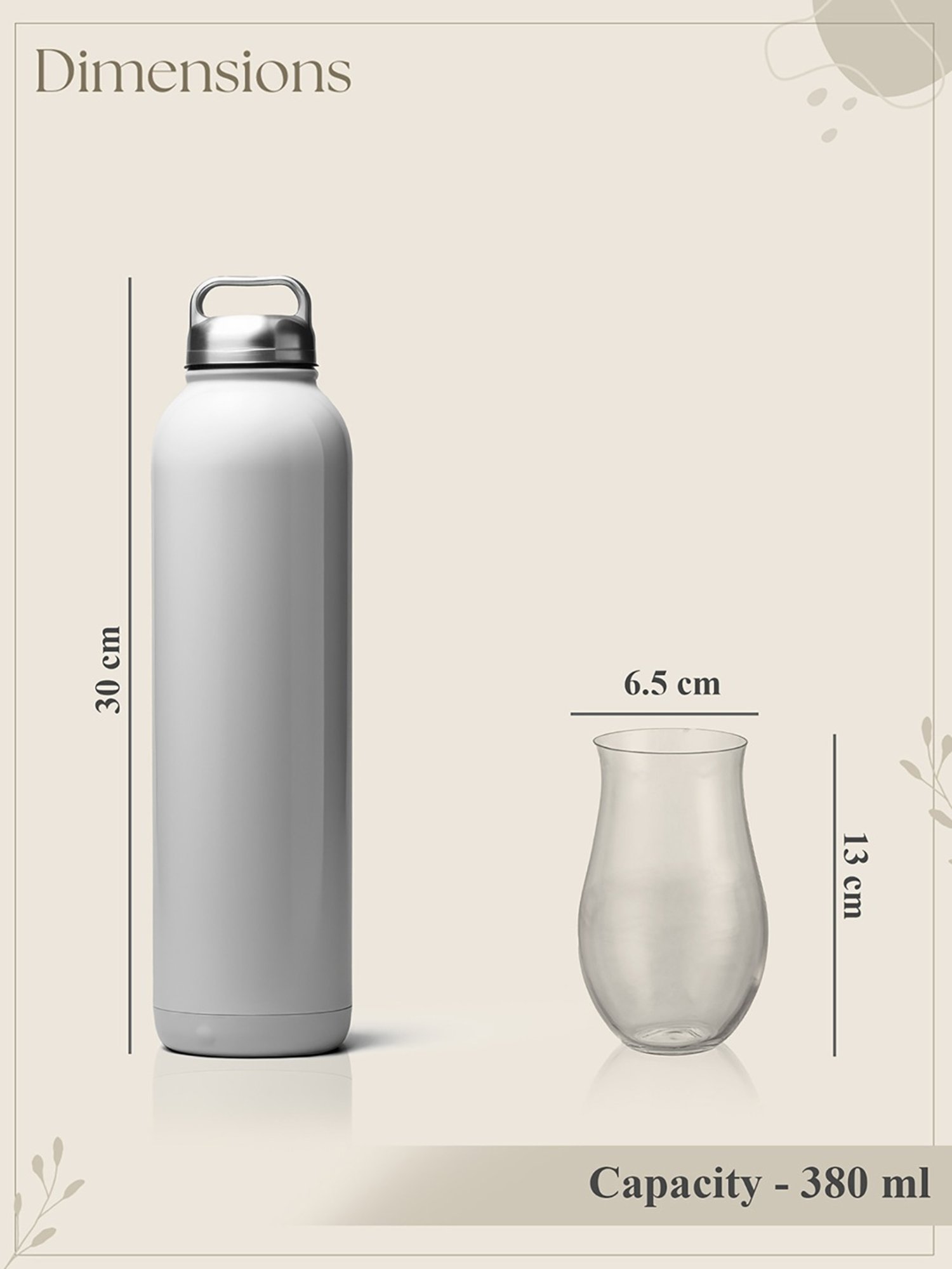 Trovea's Attimo Transparent Glass Cocktail Glass - Set of 4