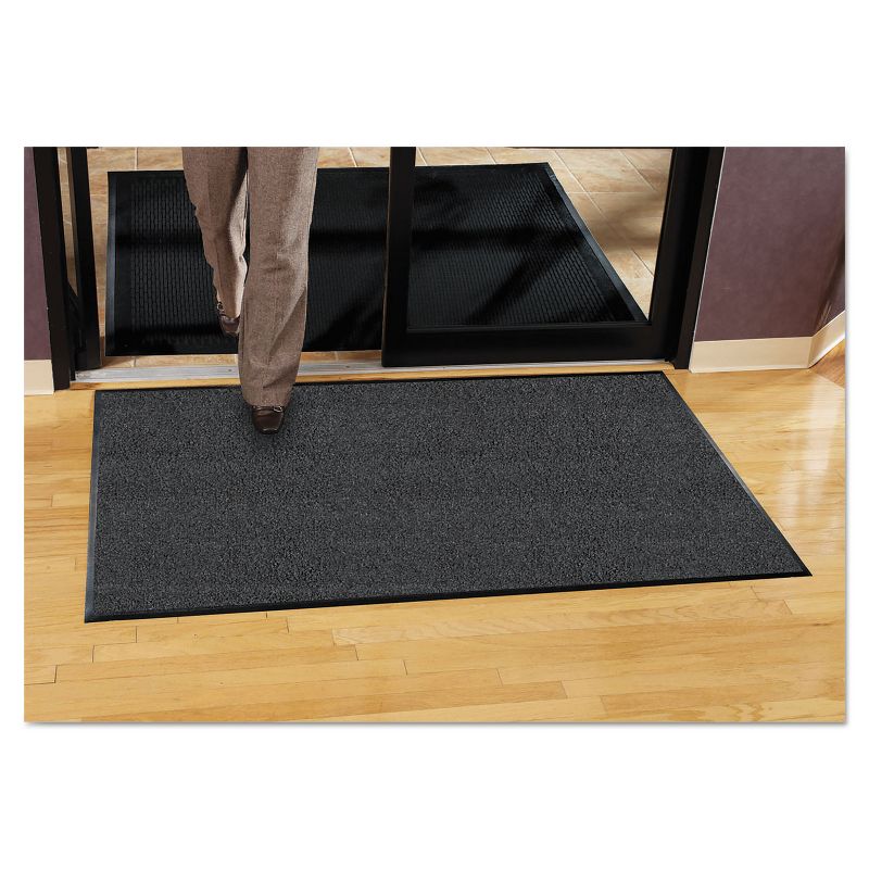 4'x6' Rectangle Solid Floor Mat Gray - Guardian