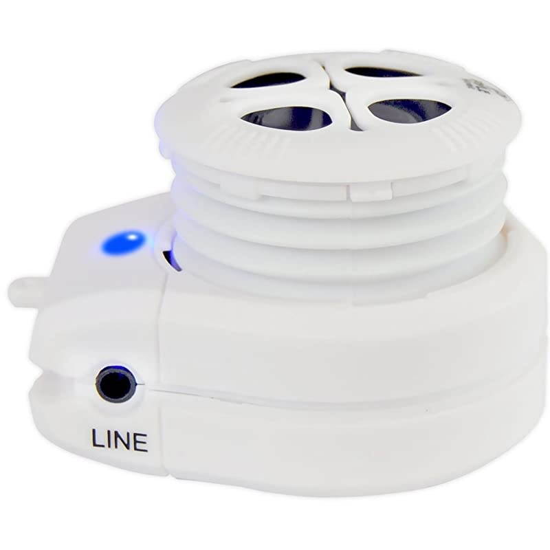 Home PMS6W Chainable Rechargeable Mini Capsule Speakers with Bass Expansion For iPod/iPhone/Sansa, BlackBerry (White)
