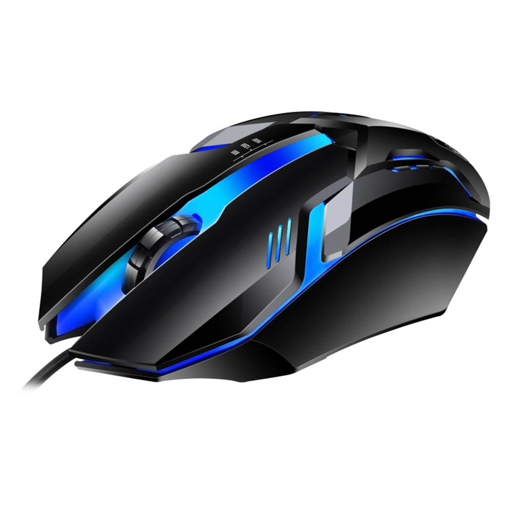 Brightup Wired Gaming Keyboard and Mouse Combo, Led Rainbow Backlit Keyboard Quiet Metal Keyboard & Gaming Mouse for PS5/PS4/Xbox/Pc Gamer/Computer/Laptop