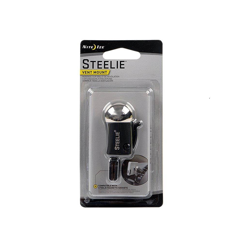 NITE IZE STVM-11-R7 Universal Steelie Car Mount Kit, Gray