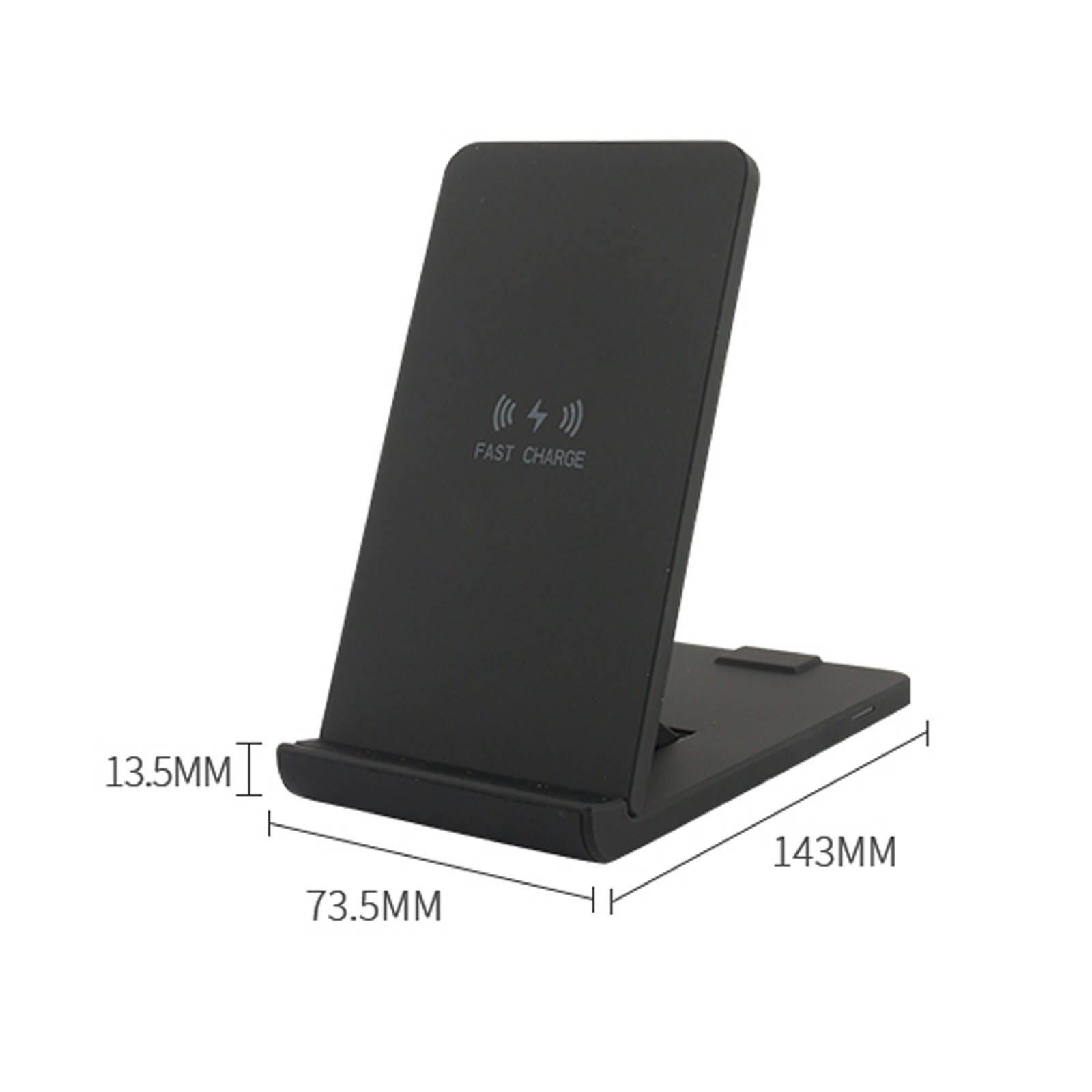 Portable Aluminum Alloy Ultra-thin Round Shape Qi Standard Wireless Charger