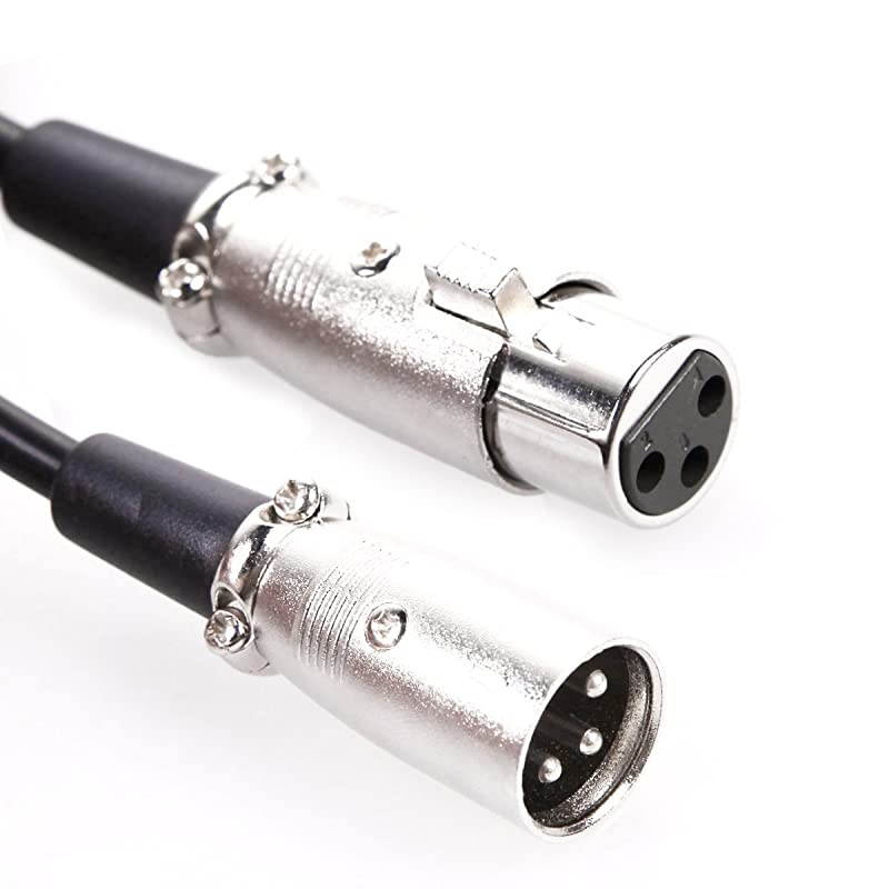 Condenser Microphone Bundle, BM-800 Mic Set for Studio Recording & Brocasting (XLR Male to XLR Female Cable, 6 ft)