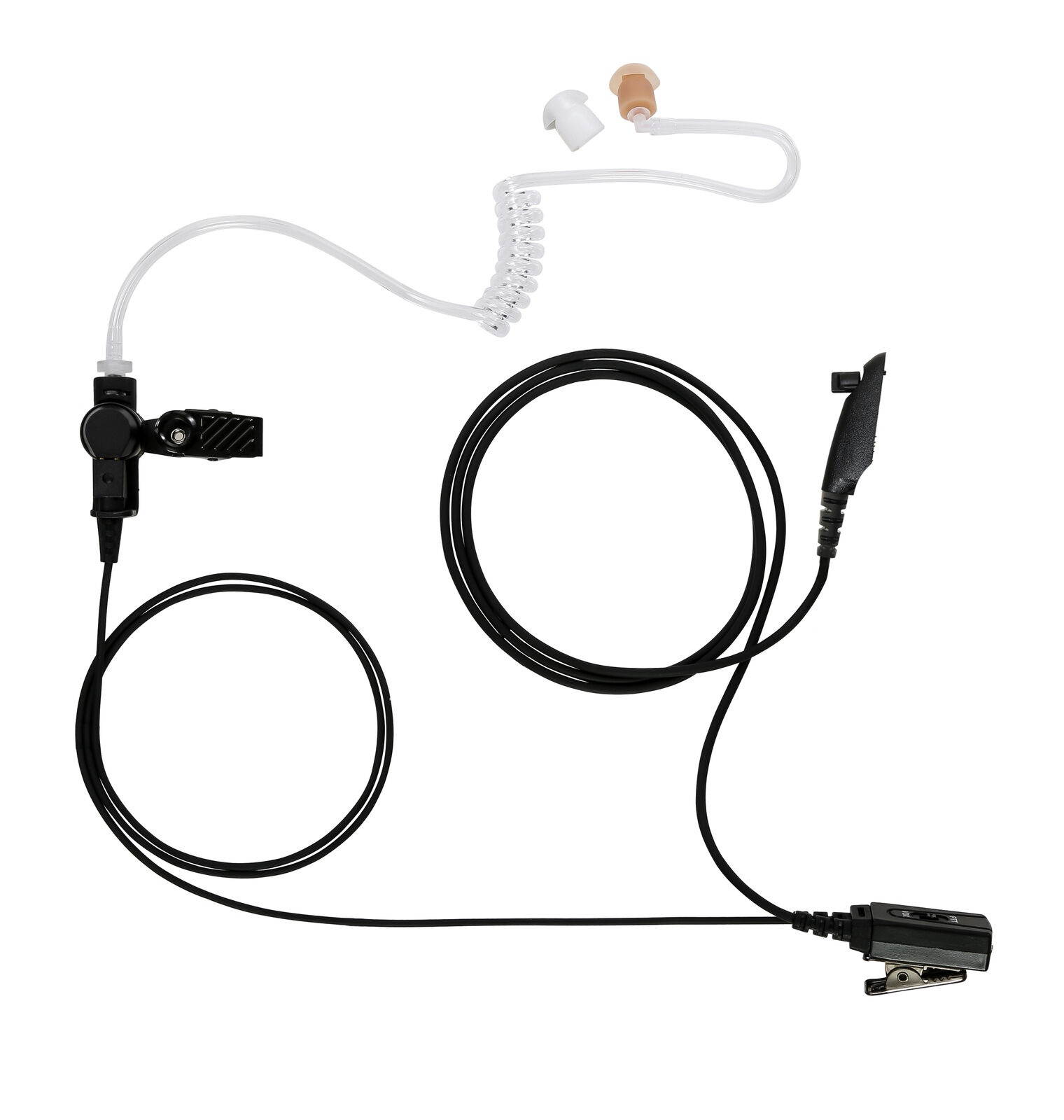 Durable Reinforced 1-Wire Radio Earppiece PTT for Motorola GP330 GP329 GP328