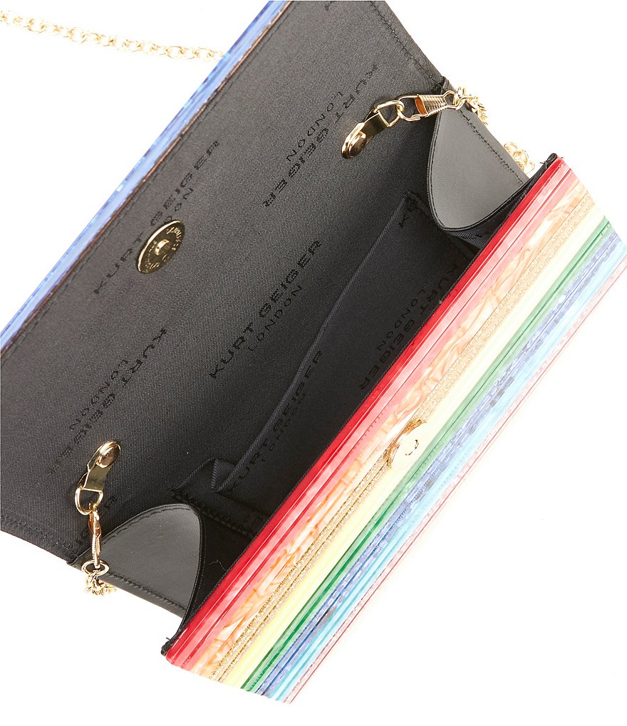 Kate Landry Satin Buckle Clutch Bag