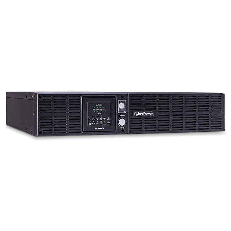 CPS1500AVR Smart App LCD UPS System, 1500VA/900W, 8 Outlets, AVR, 2U Rack/Tower,Black