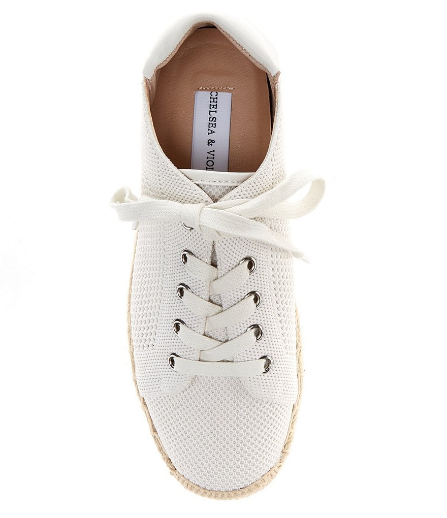 Chelsea & Violet Vltna Lace-Up Flatform Espadrille Sneakers