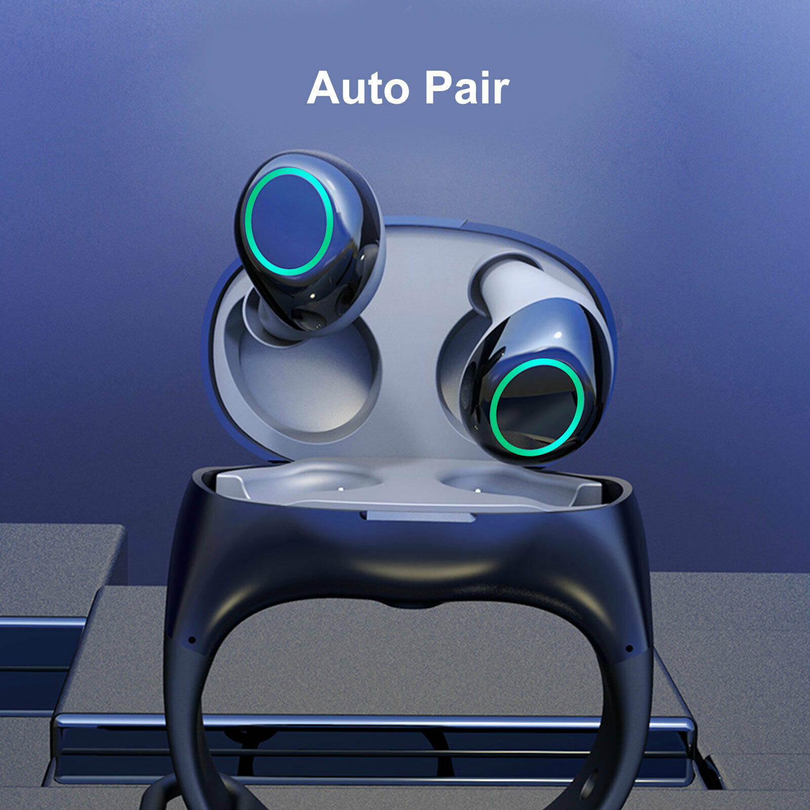 2 in 1 Smart Watch Headphone TWS Earbuds Wireless Ture Bluetooth 5.0 Wristband