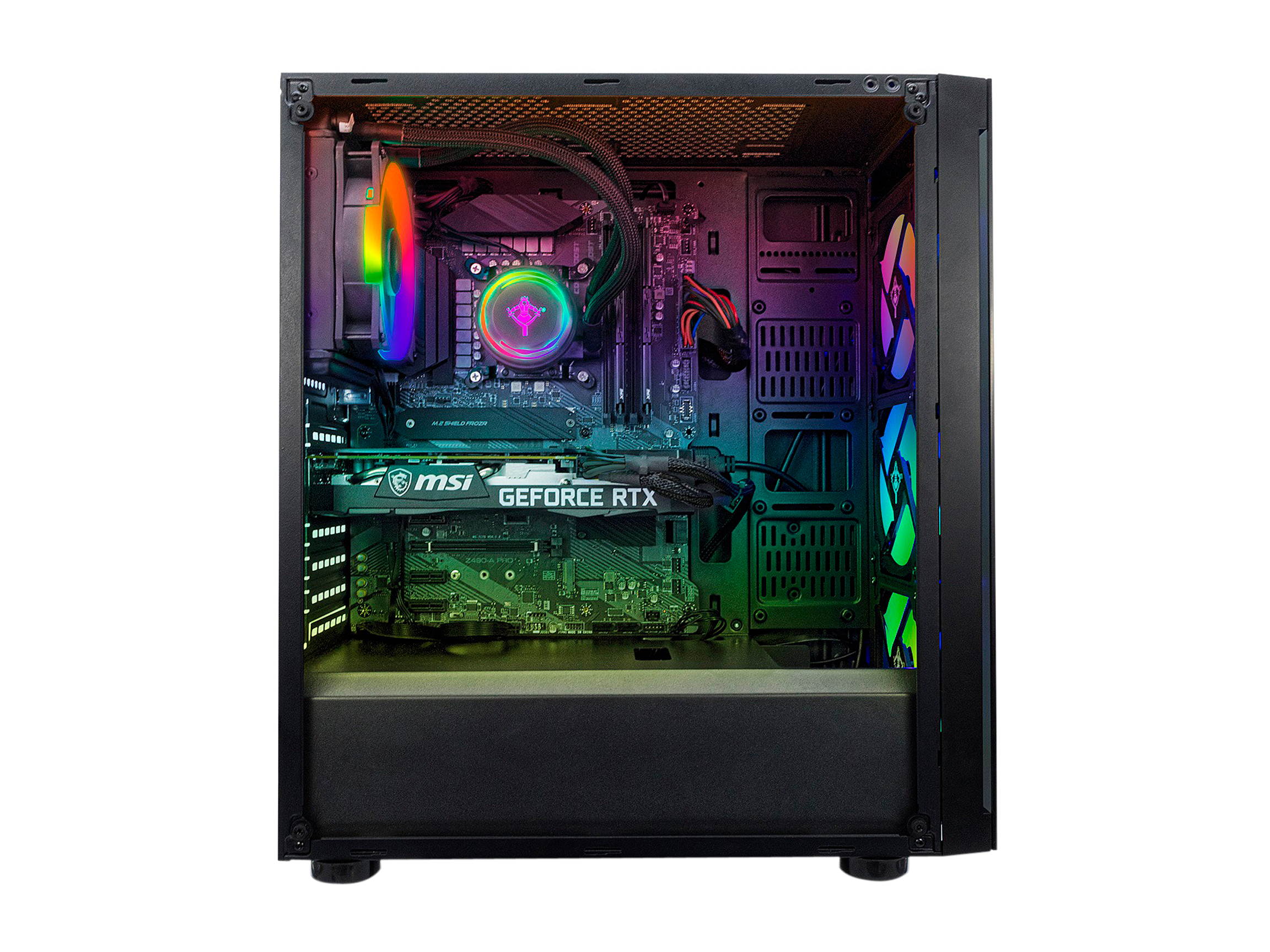 Yeyian Gaming Desktop Katana X01 YPB-KAT-X01 Intel Core i7 10th Gen 10700KF (3.80 GHz) 16 GB DDR4 1 TB NVMe SSD NVIDIA GeForce RTX 3060 Ti Windows 10 Home 64-bit