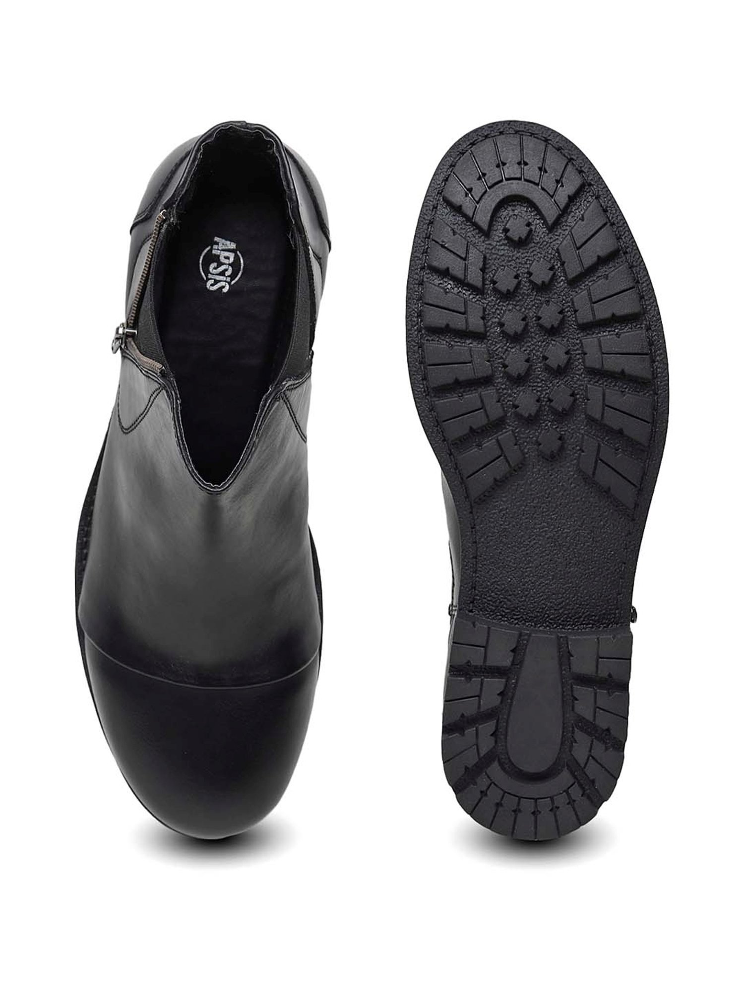 Apsis Men's Black Chelsea Boots