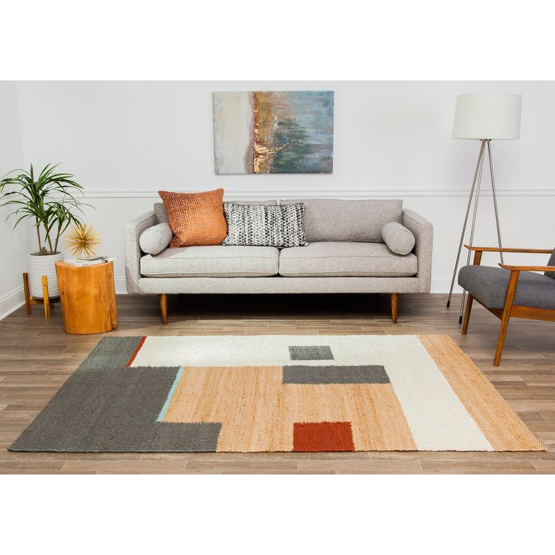 5'X8' Shapes Woven Area Rug - Anji Mountain