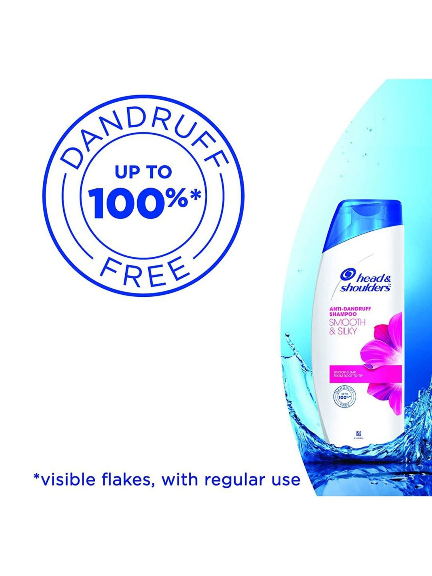 Head & Shoulders Smooth & Silky Anti-Dandruff Shampoo - 180 ml