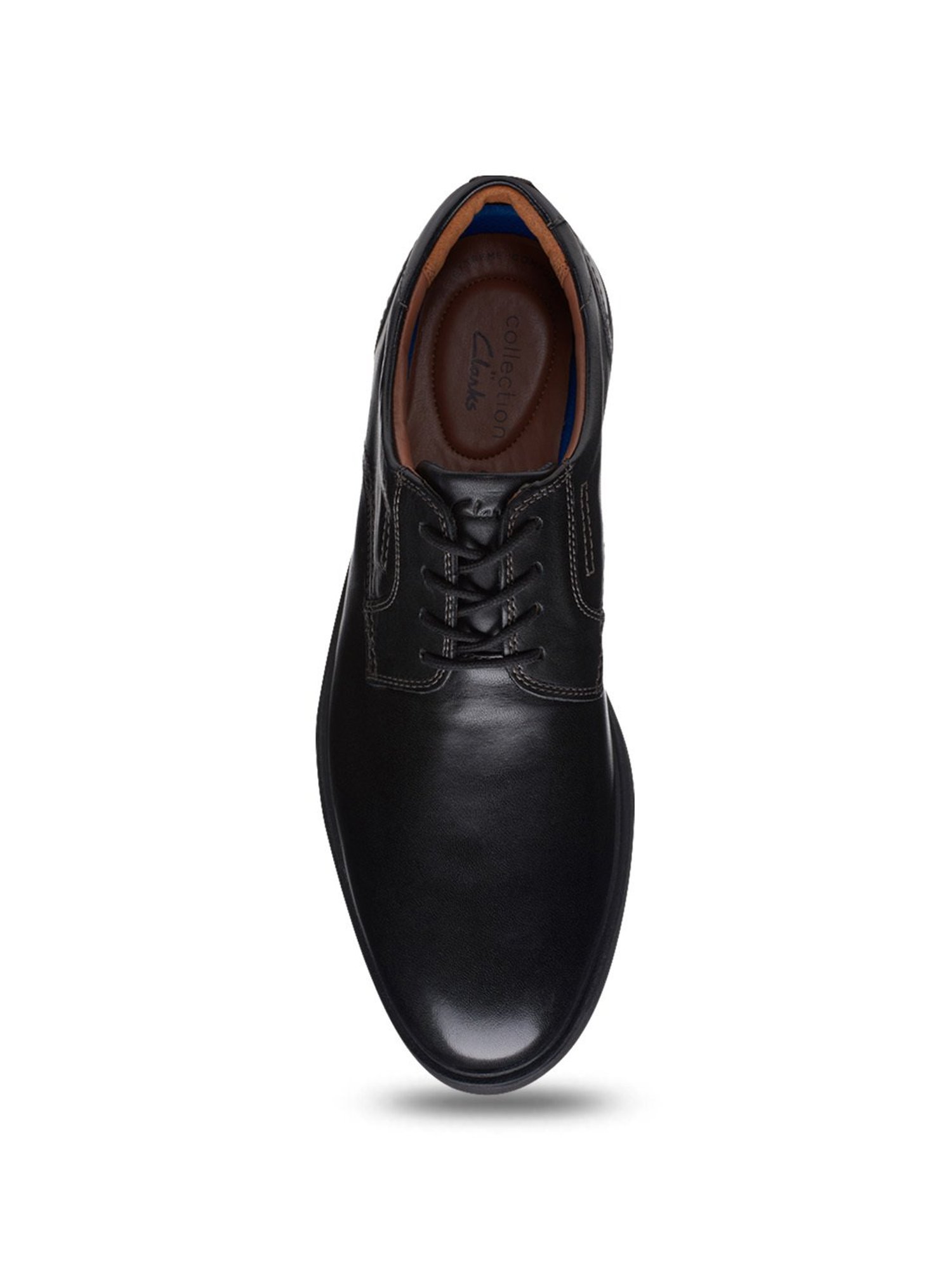 Clarks Men's Malwood Black Derby Shoes