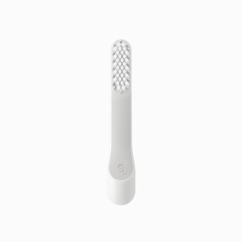 quip Electric Toothbrush Head Refill - Soft-Bristles - White/Gray