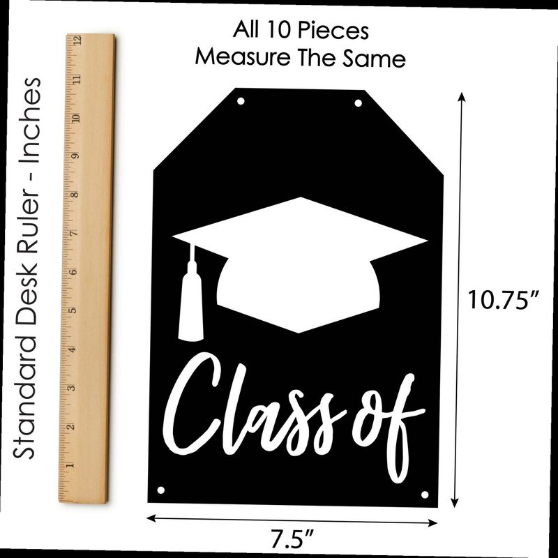 Big Dot of Happiness Senior Strong - Hanging Porch Class of 2021 Graduation Party Outdoor Decorations - Front Door Decor - 1 Piece Sign