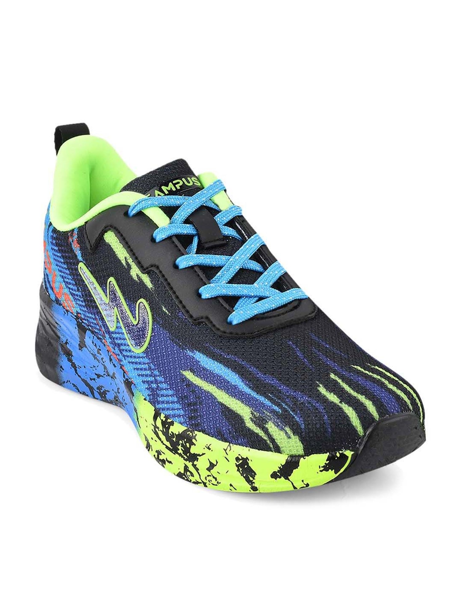 Campus Women's CAMP SHIMMER Black Running Shoes