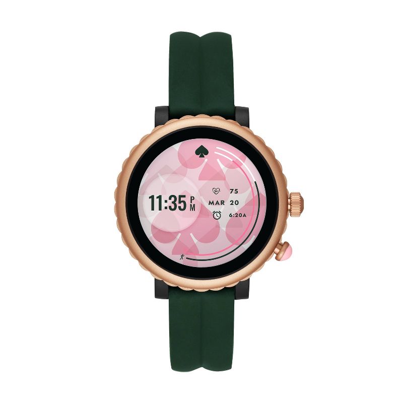 Kate Spade New York Sport Smartwatch 41mm - Rose and Black with Green Silicone