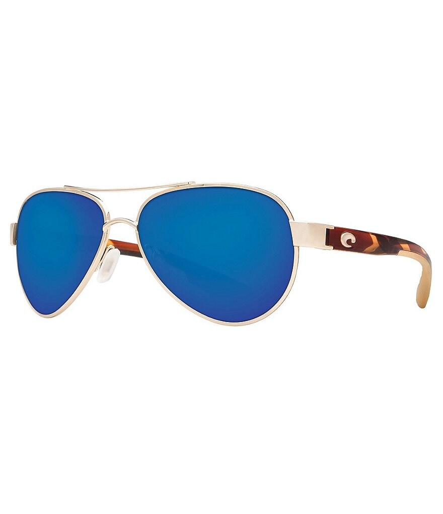 Costa Loreto Double Bridge Polarized UVA/UVB Protection Aviator Sunglasses