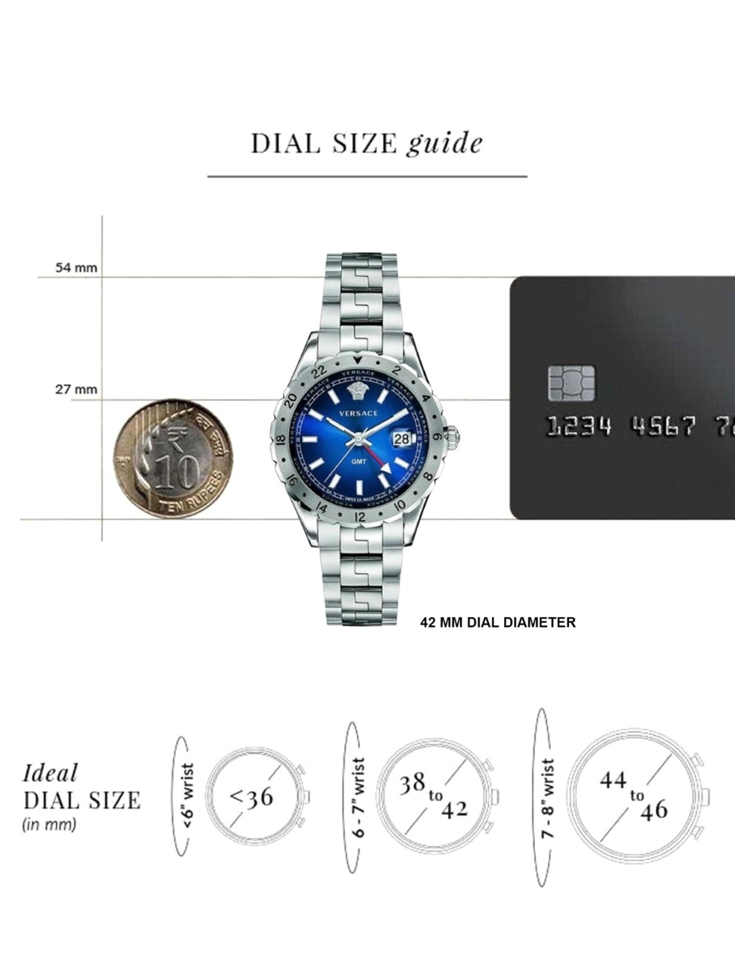 Versace V11010015 Analog Watch for Men