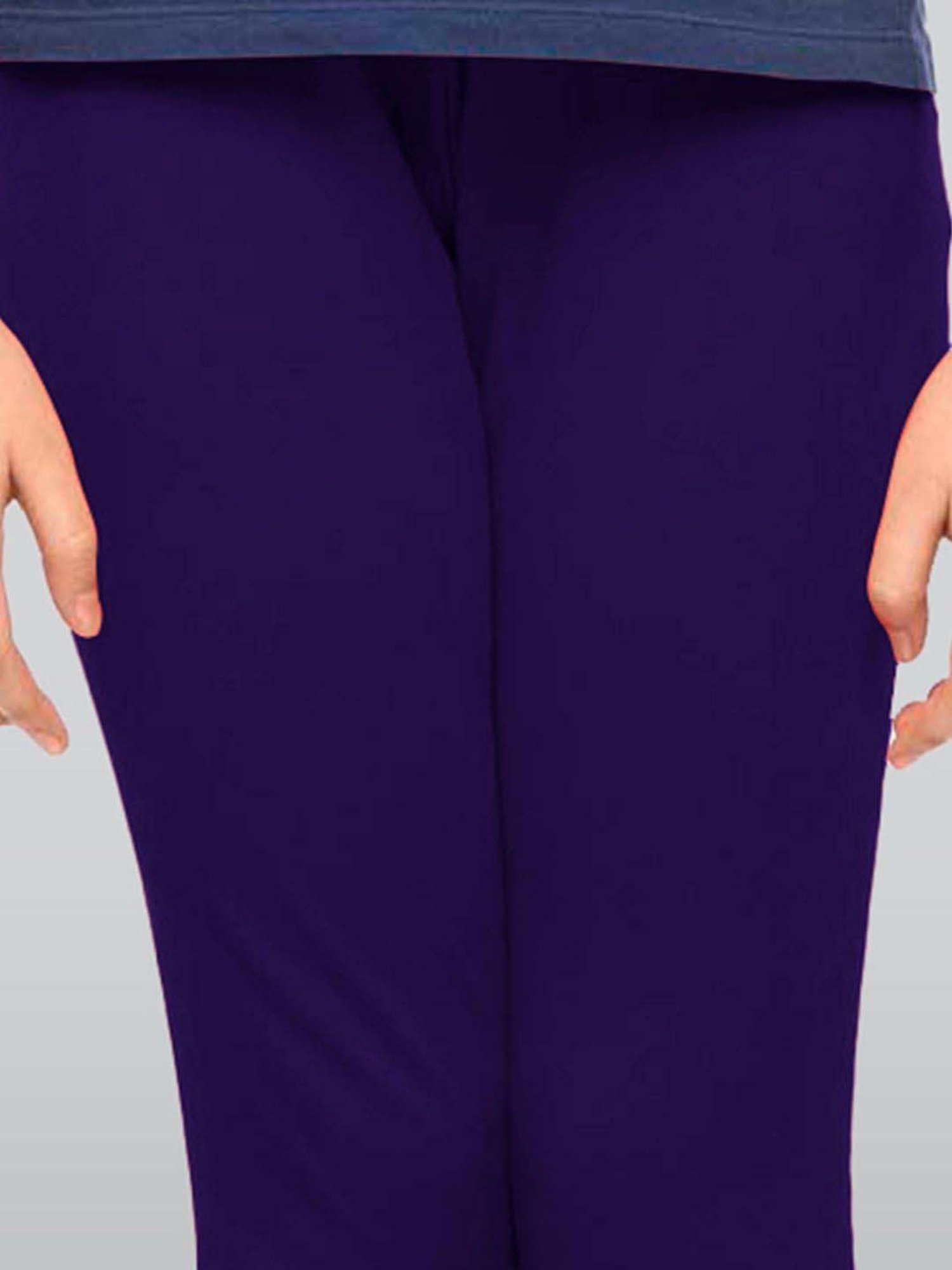 Lyra Kids Blue Skinny Fit Leggings (Pack of 2)