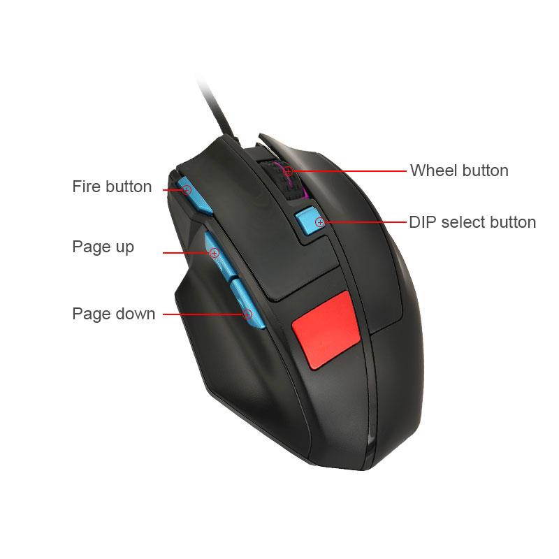 G1 seven key high-end gaming mouse black