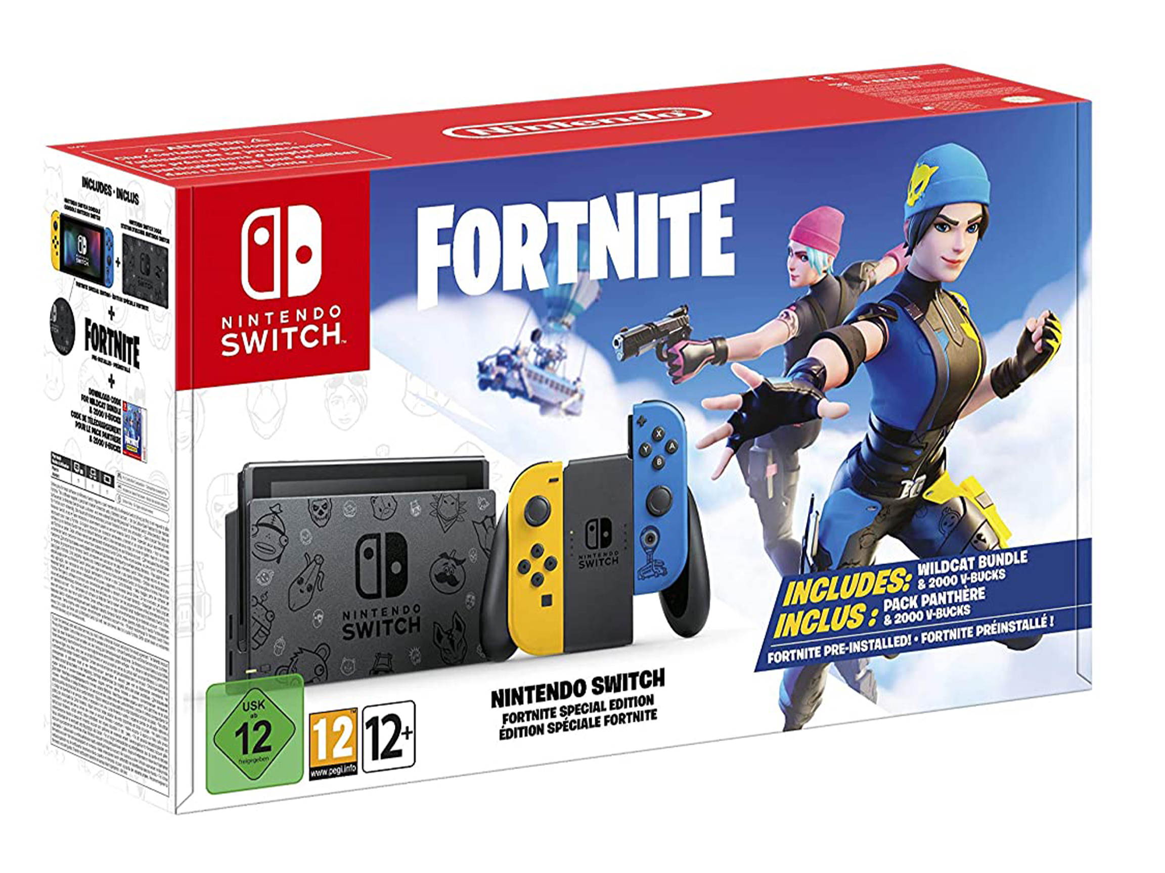Nintendo Switch Fortnite Wildcat Bundle