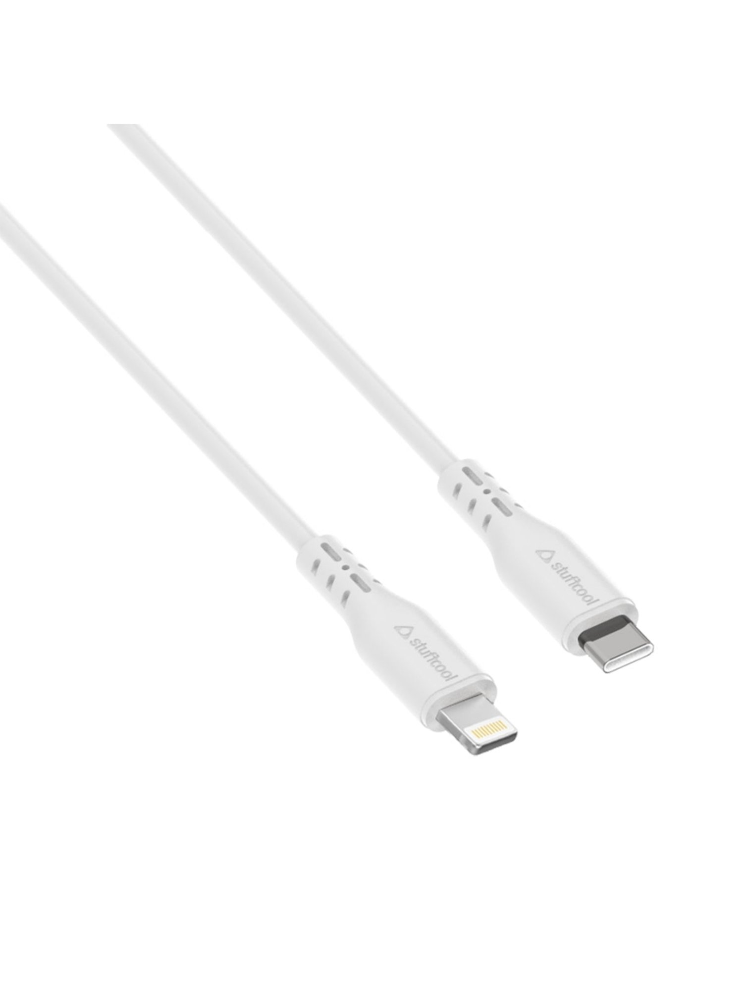 Stuffcool Celer Type C To Lightning Cable with Type-c Fast Charging Cable (White)