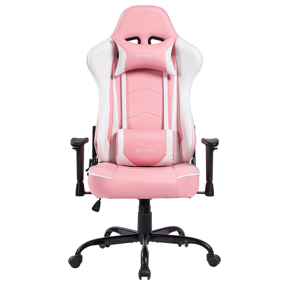 Gaming Chair, Racing Style Computer Desk Chair Padded Armrests Ergonomic Lumbar Support Adjustable Height