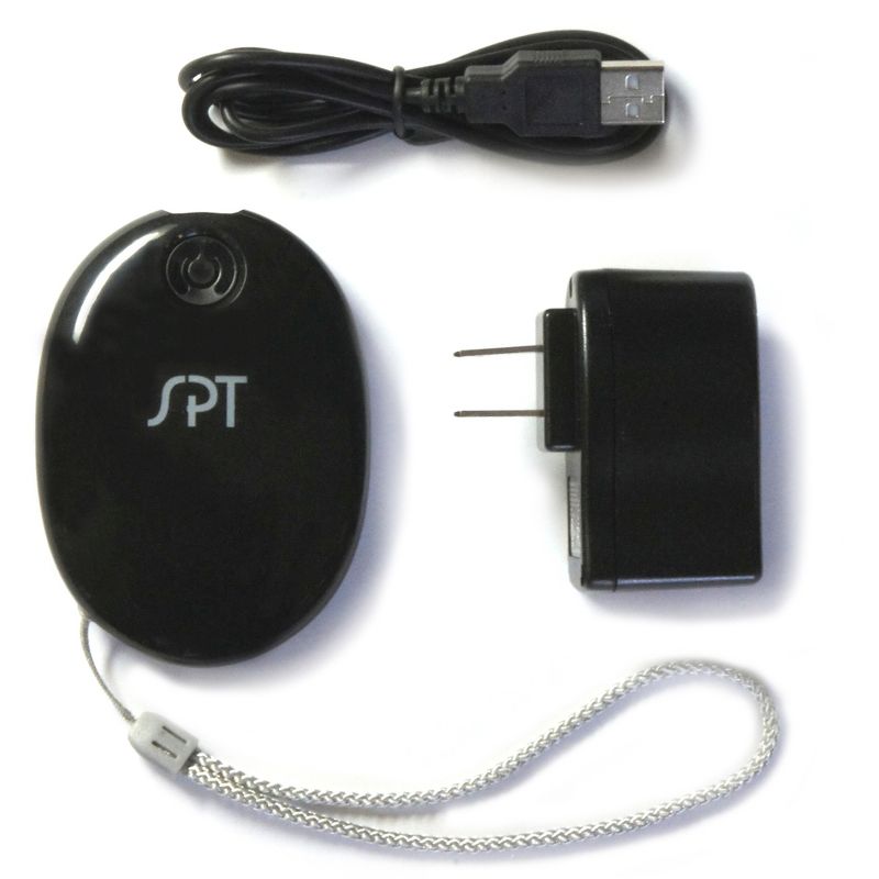 Sunpentown Rechargeable Portable Hand Warmer Black 5W SH-113FB