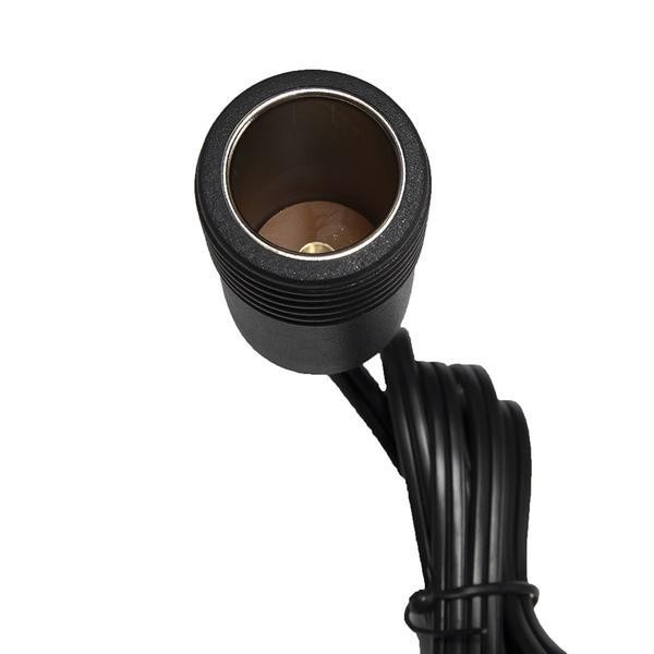 OMNIHIL (10FT) Cigarette Car Lighter DC Outlet Splitter for Black & Decker PAV1200W 12-Volt Cyclonic-Action Automotive Pivoting-Nose Handheld Vacuum Cleaner