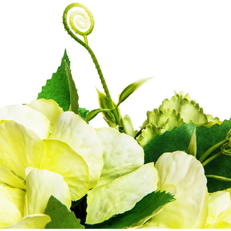 Juvale 3-Pack Small Artificial Faux Planters Flowers Plants in Ceramic Pots 4 x 5.5 in